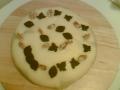 Sara har pyntet kake til mammas bursdag