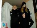 Kolaf, Monica, Roar og Merethe i Halloween-kostymer